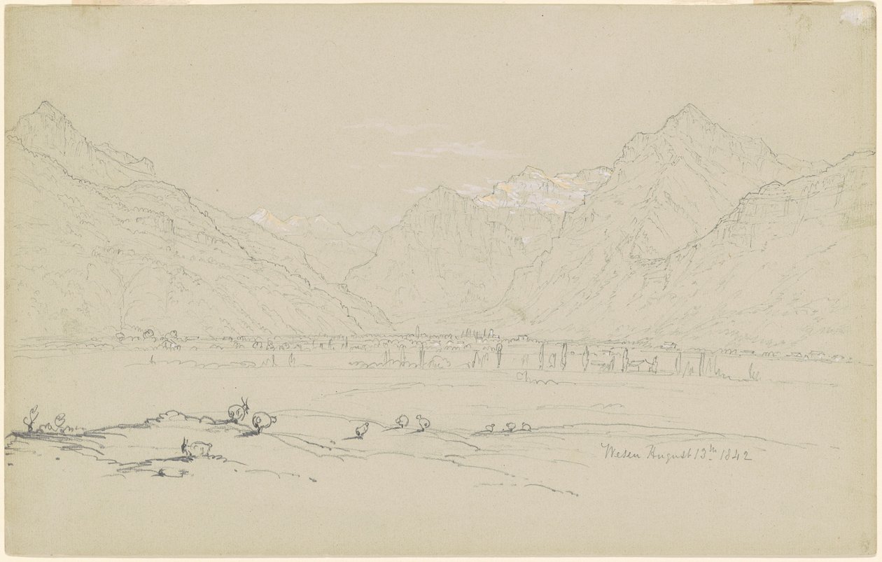 Weser door John William Casilear