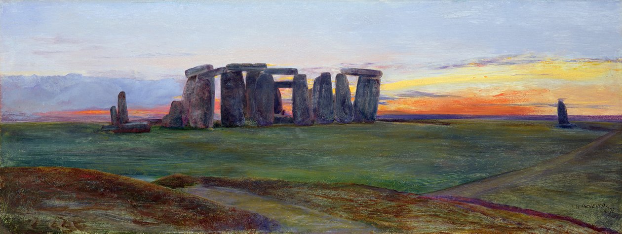 Stonehenge door John William Inchbold