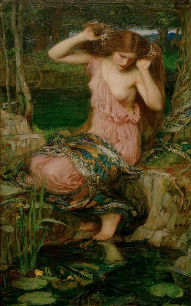 Lamia door John William Waterhouse