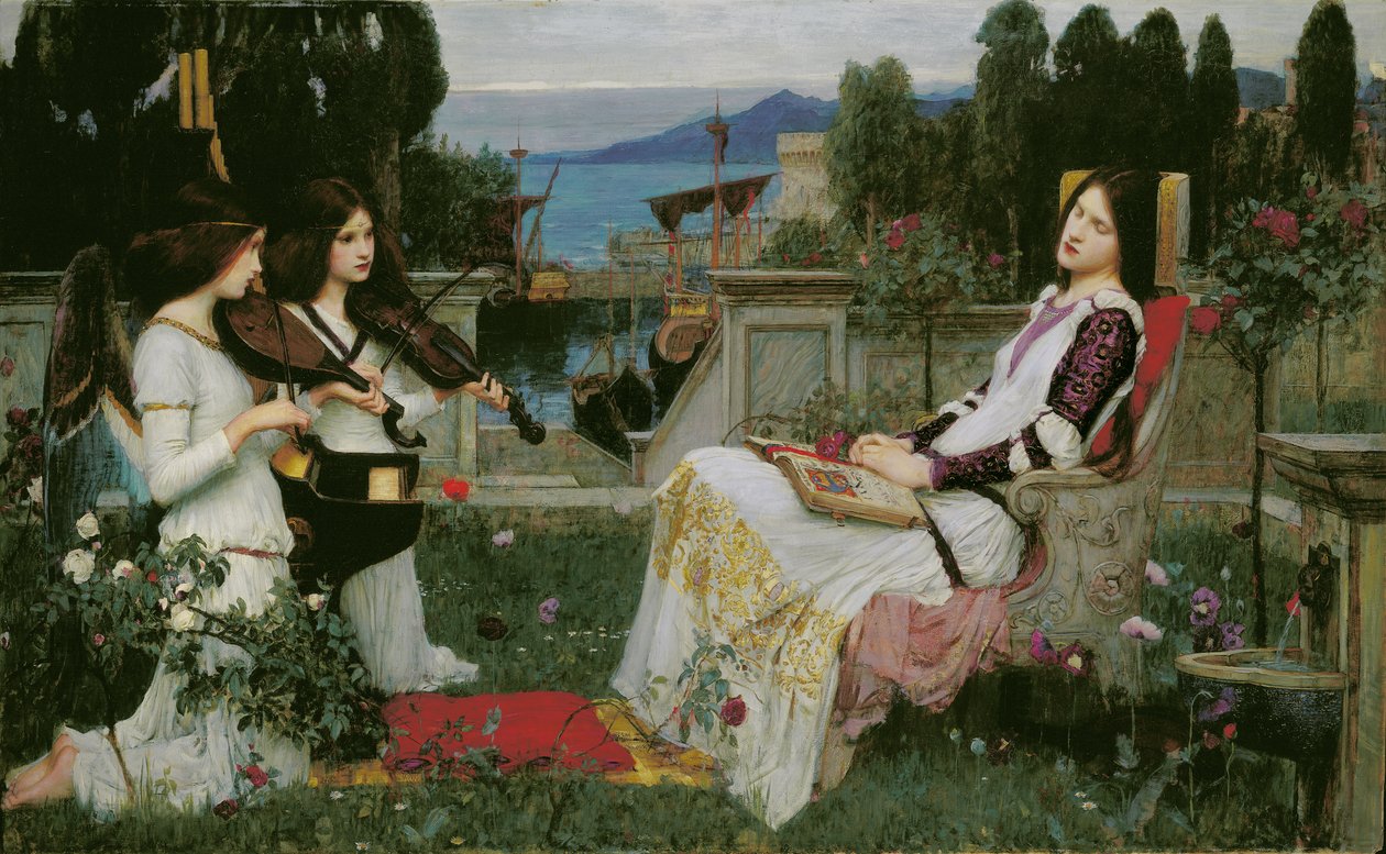 Sint Cecilia door John William Waterhouse