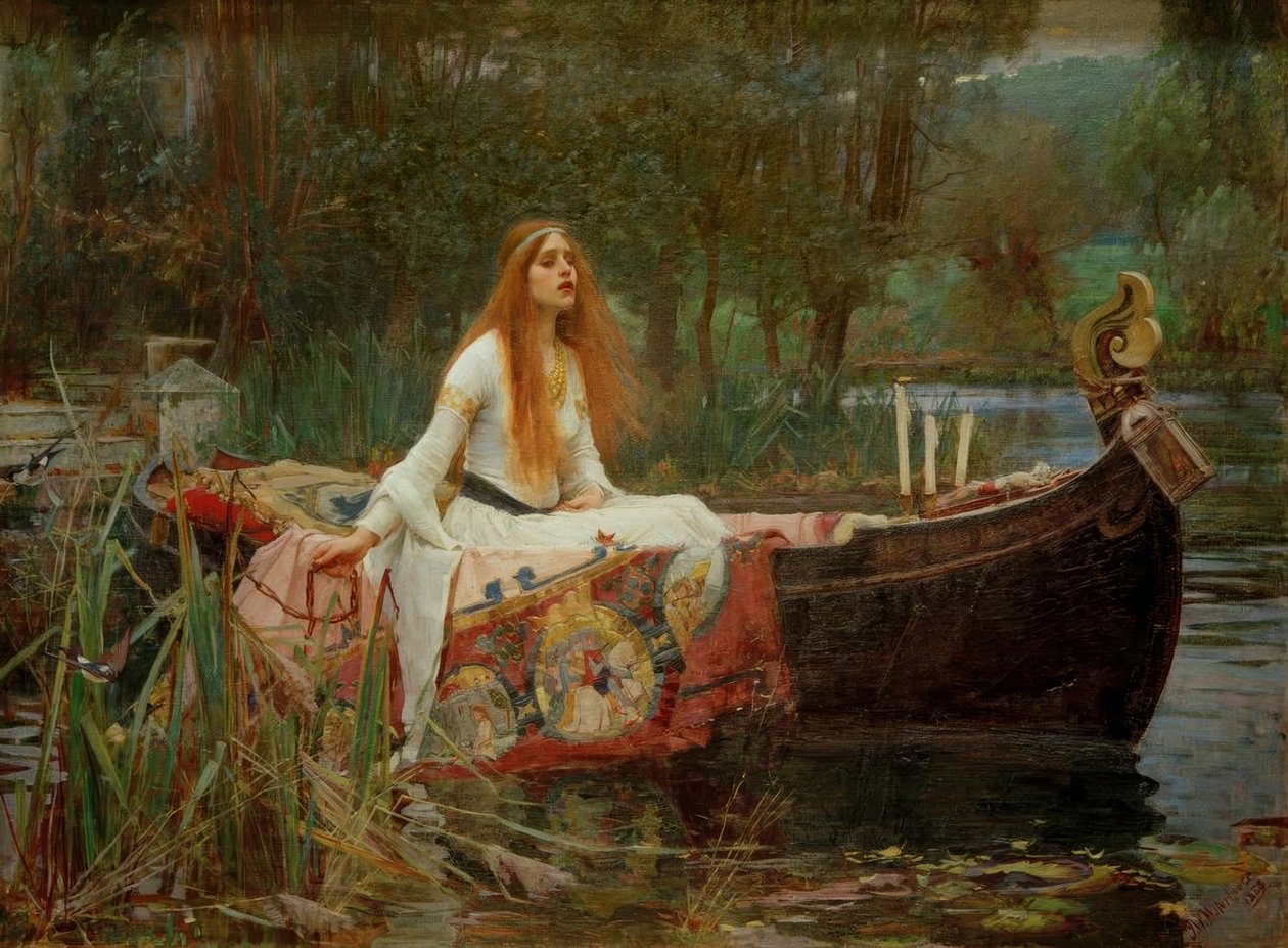 De dame van Shalott door John William Waterhouse