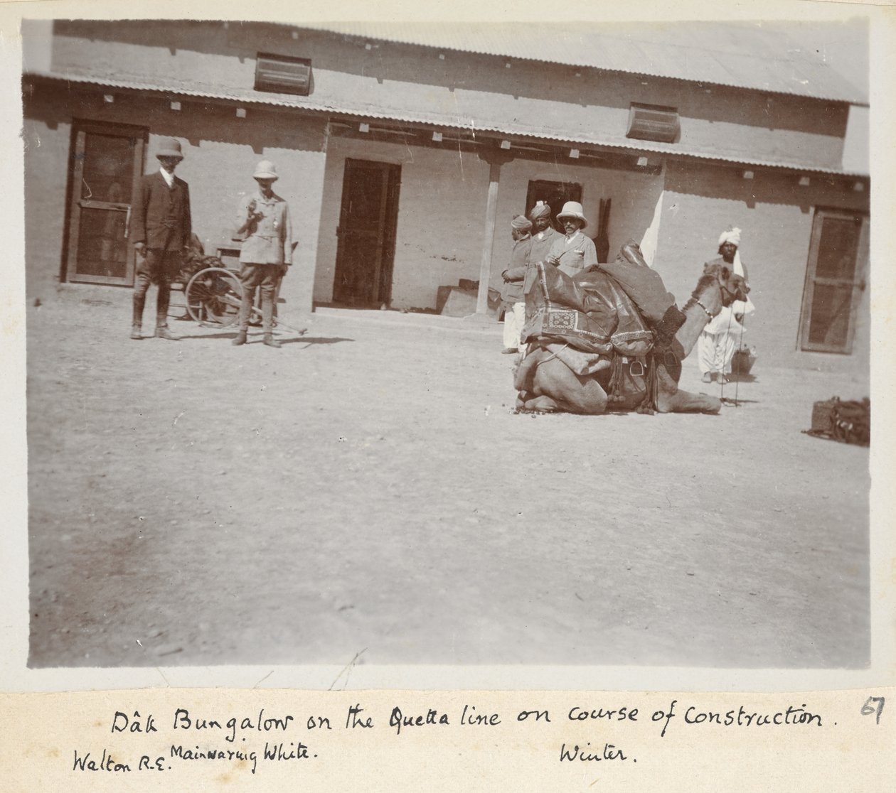 Razavi Khorasan Provincie, Iran, ca. 1908 (zw/w foto) door John Williams Watson