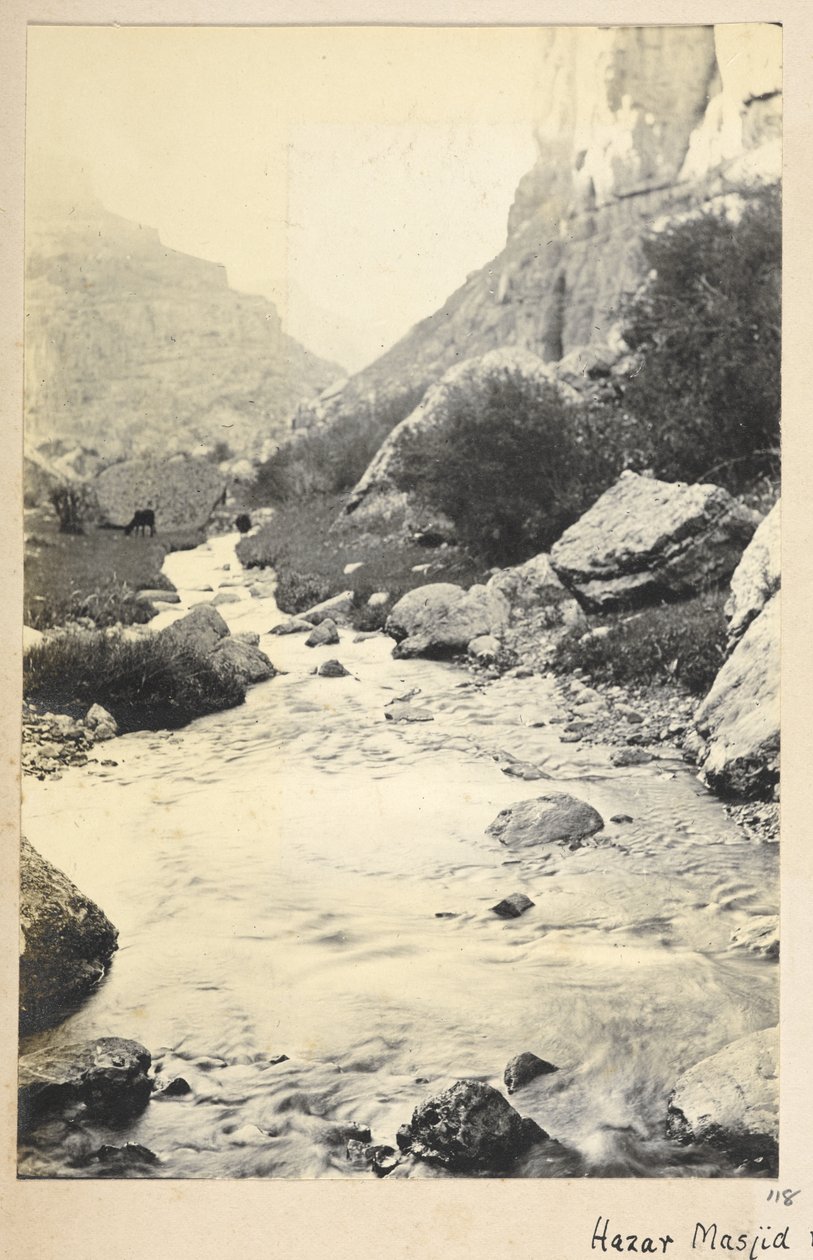 Razavi Khorasan Provincie, Iran, ca. 1908 (zw/w foto) door John Williams Watson