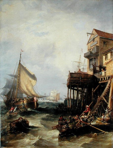 Het douanehuis door John Wilson Carmichael