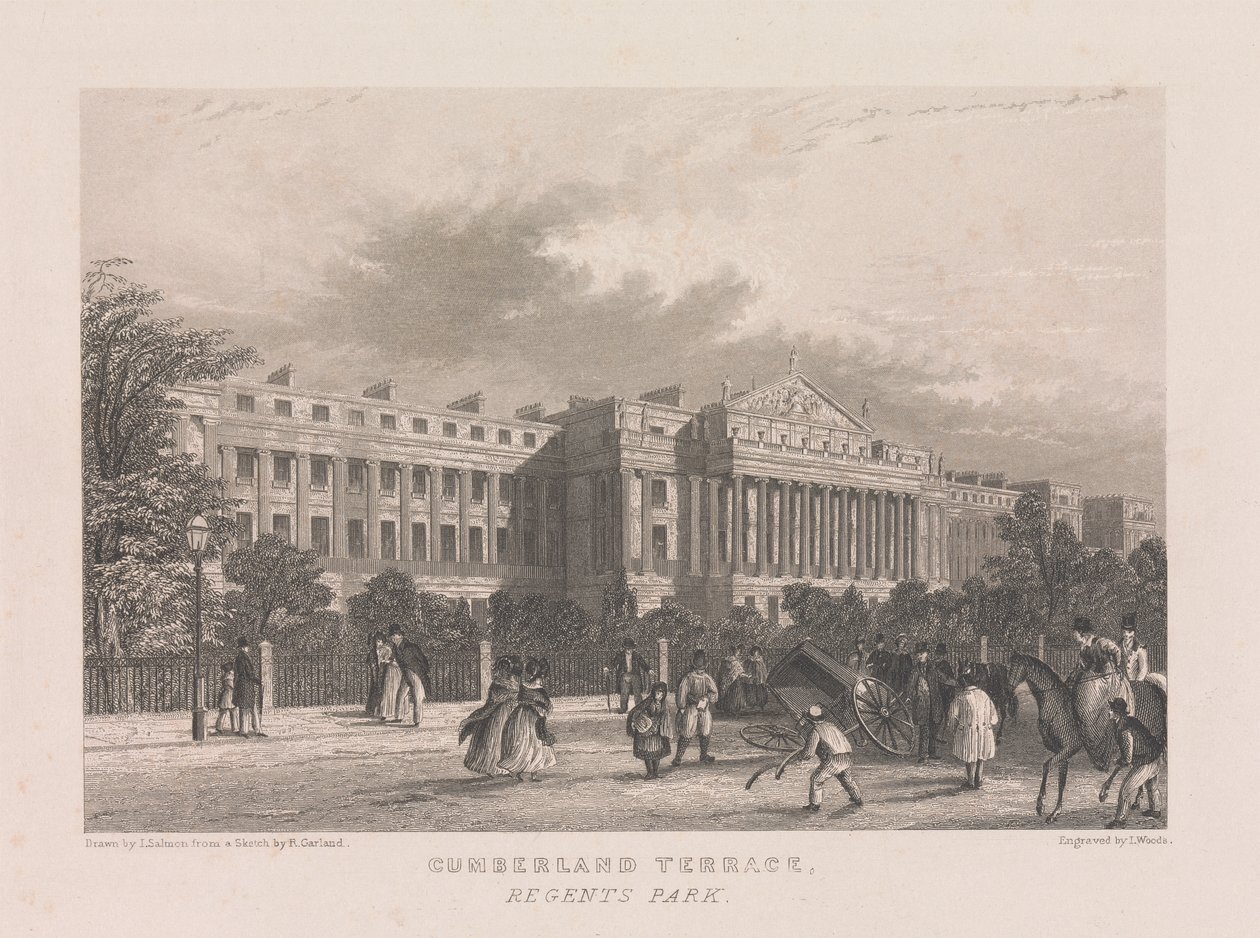 Cumberland Terrace, Regents Park door John Woods