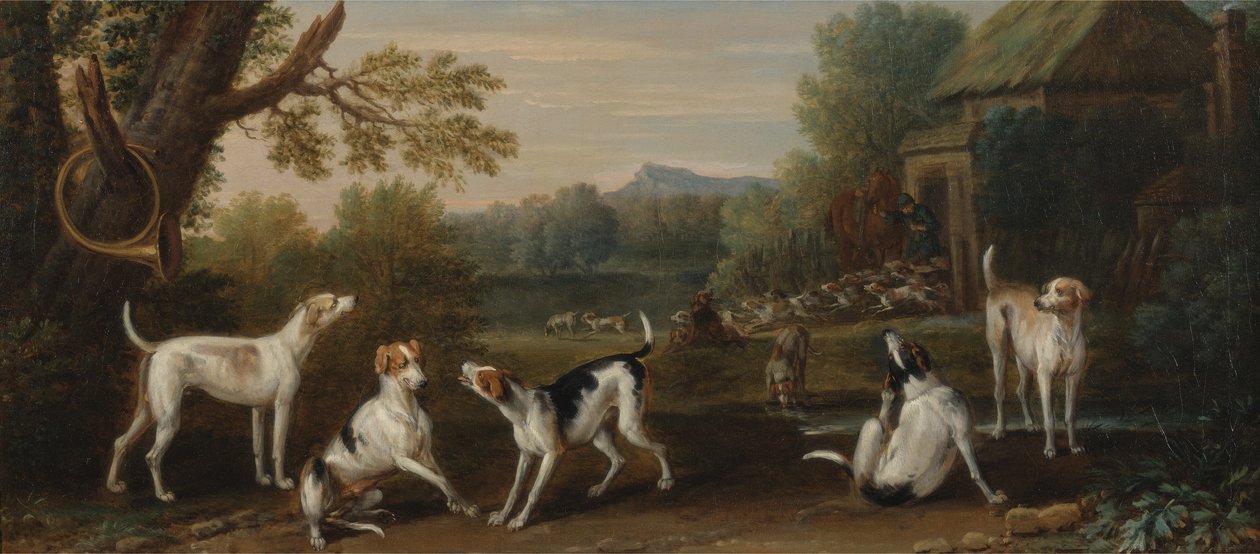 De honden loslaten, c.1765 door John Wootton