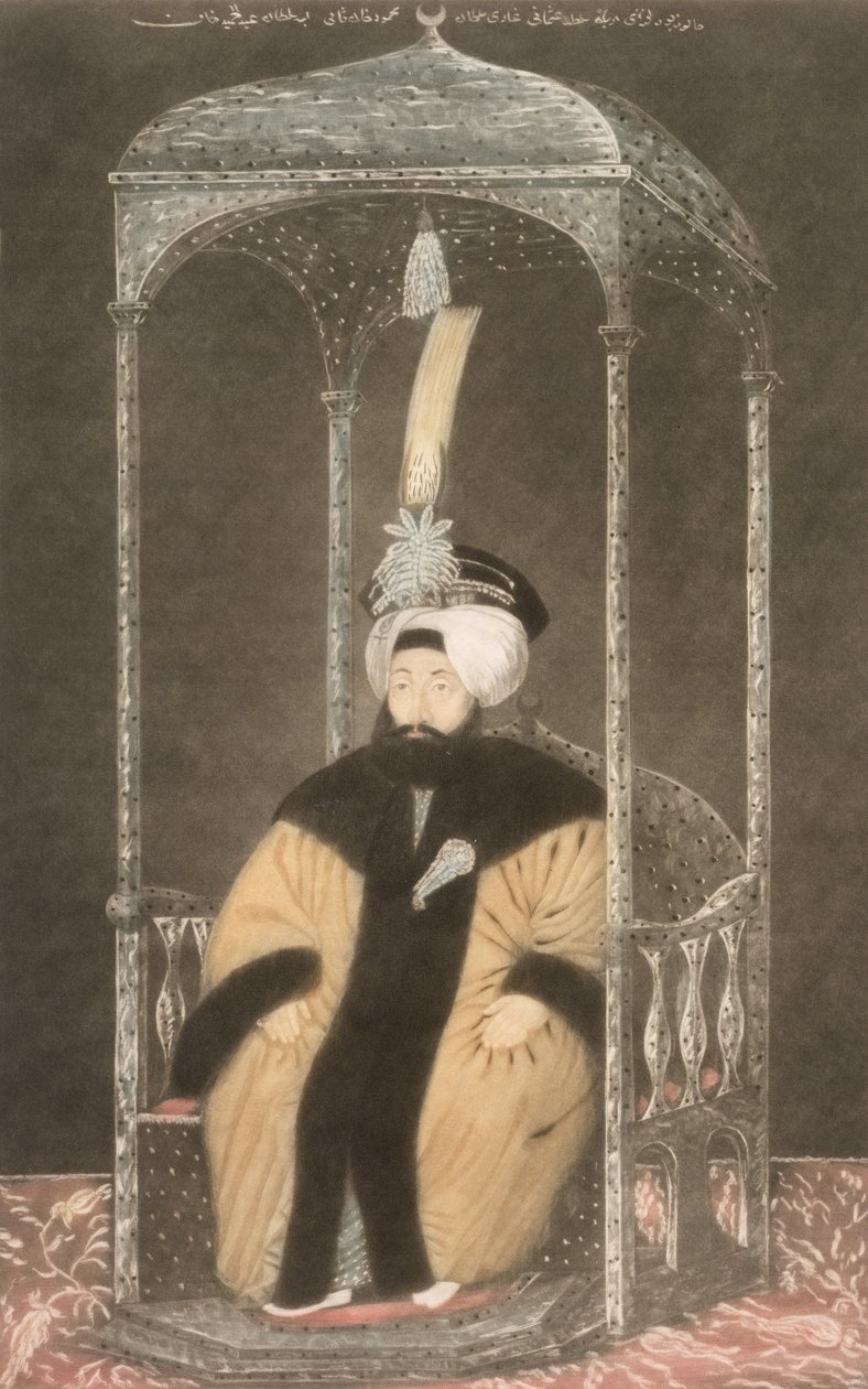 Mahmud II (1785-1839) Sultan 1808-39, uit 