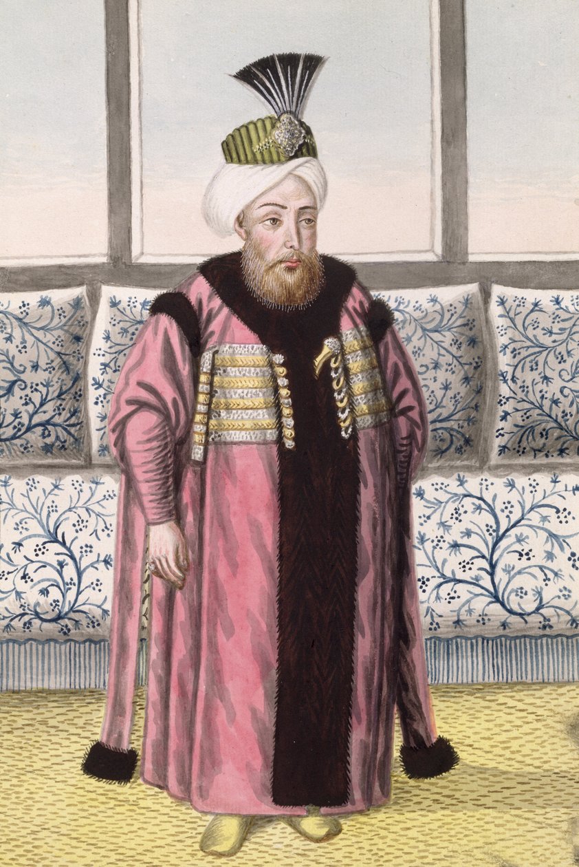Mustapha II (1664-1703) Sultan 1695-1703, uit 