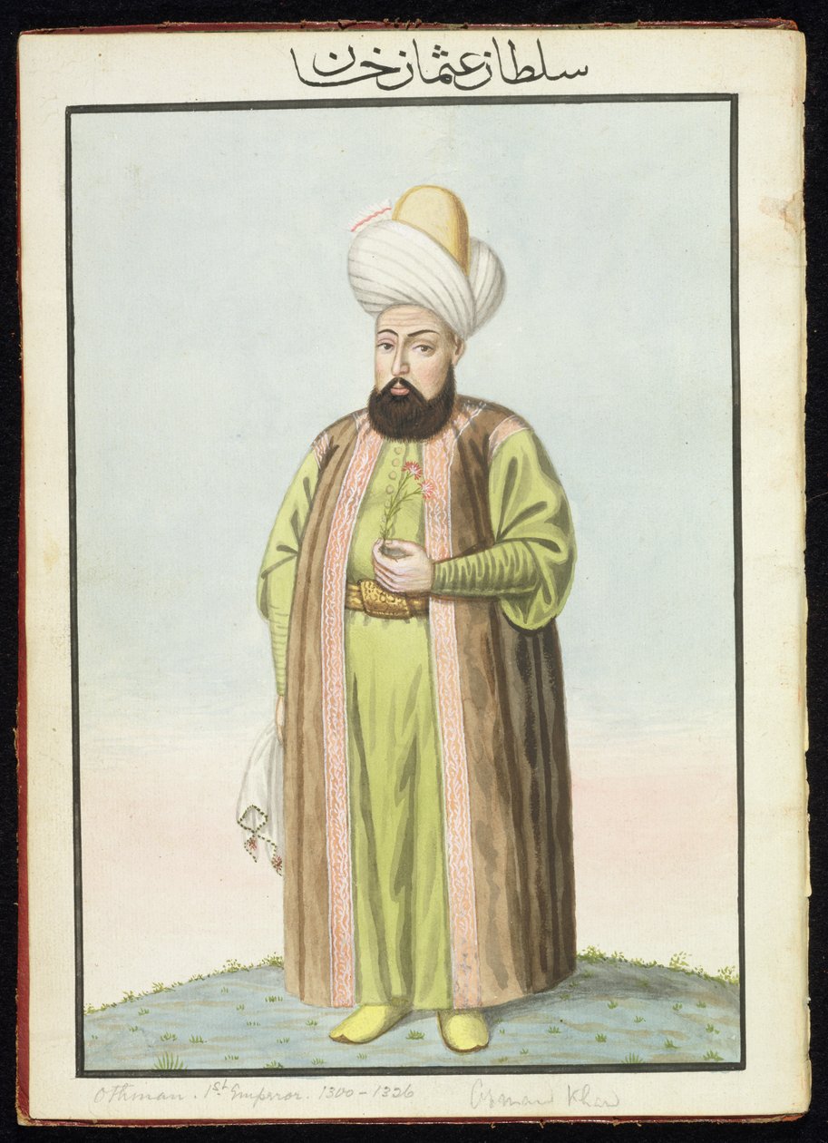 Othman (Osman) I (1259-1326), stichter van het Ottomaanse Rijk, sultan van 1299 tot 1326, uit 