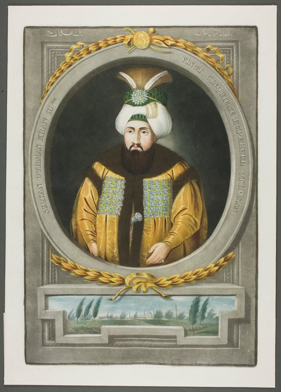 Othman Kahn III, uit Portretten van de keizers van Turkije door John Young
