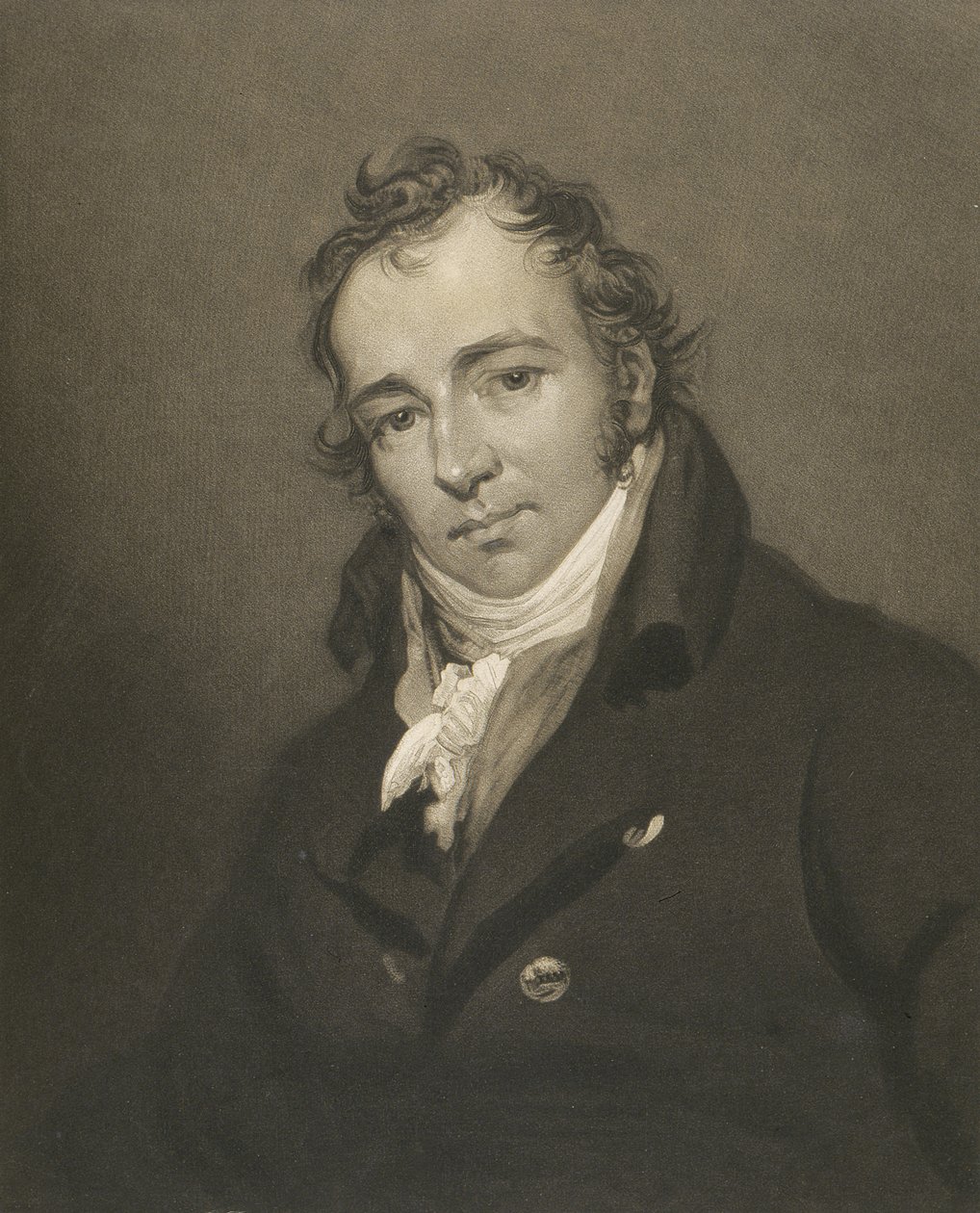 Portret van James Ward (1769-1859) gegraveerd door James Ward door John after Jackson
