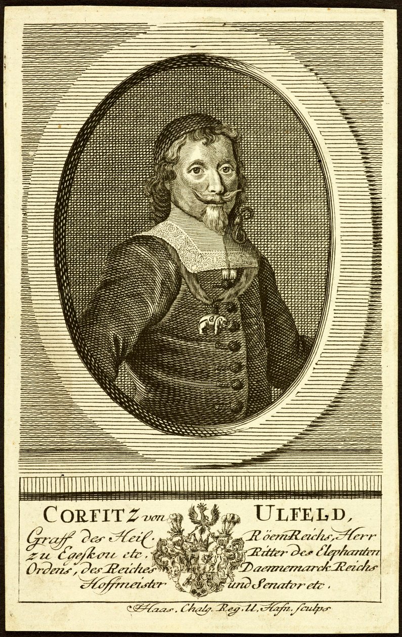 Portret van Corfitz Ulfeldt door Jonas Haas