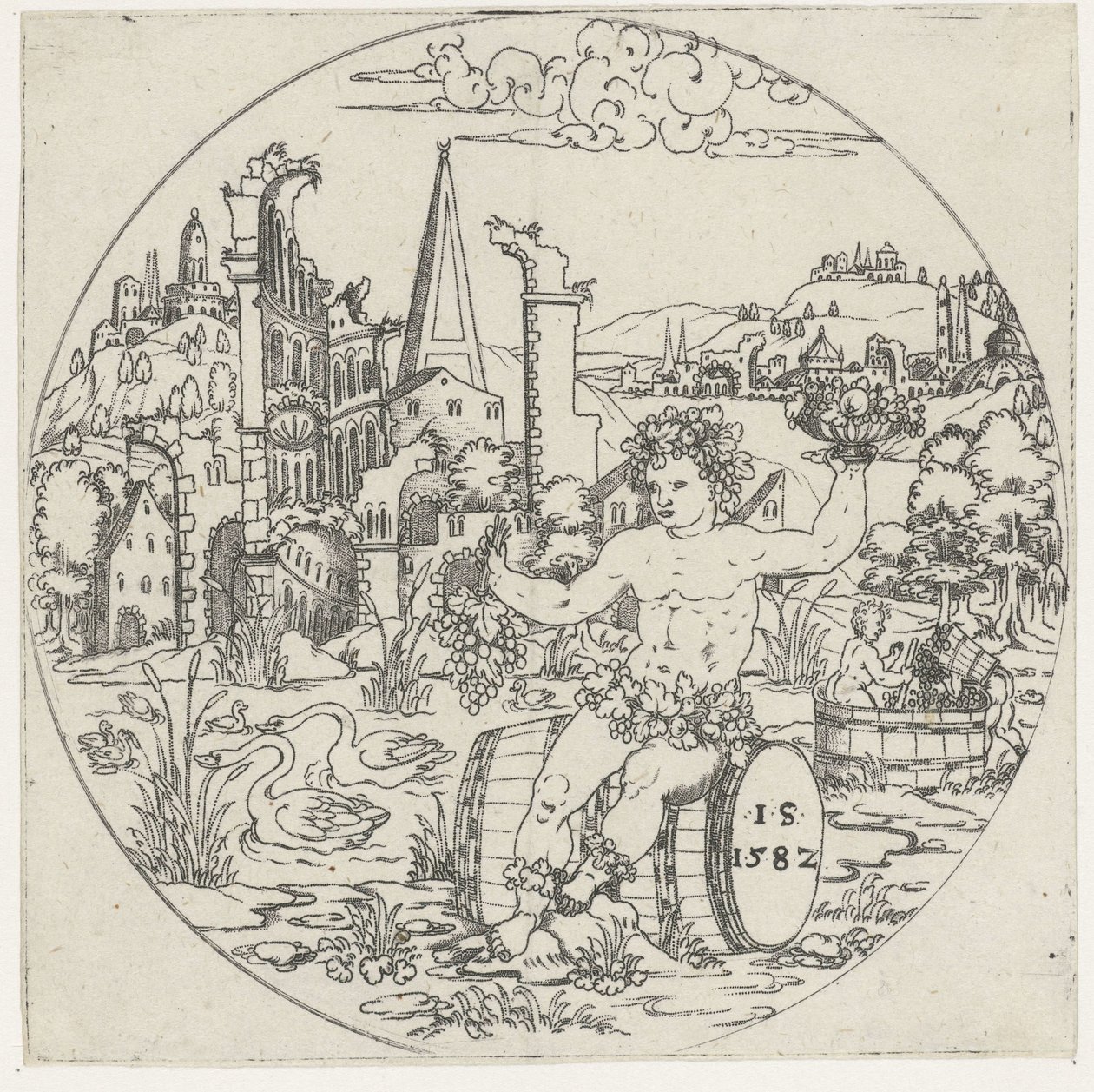 Bacchus door Jonas Silber