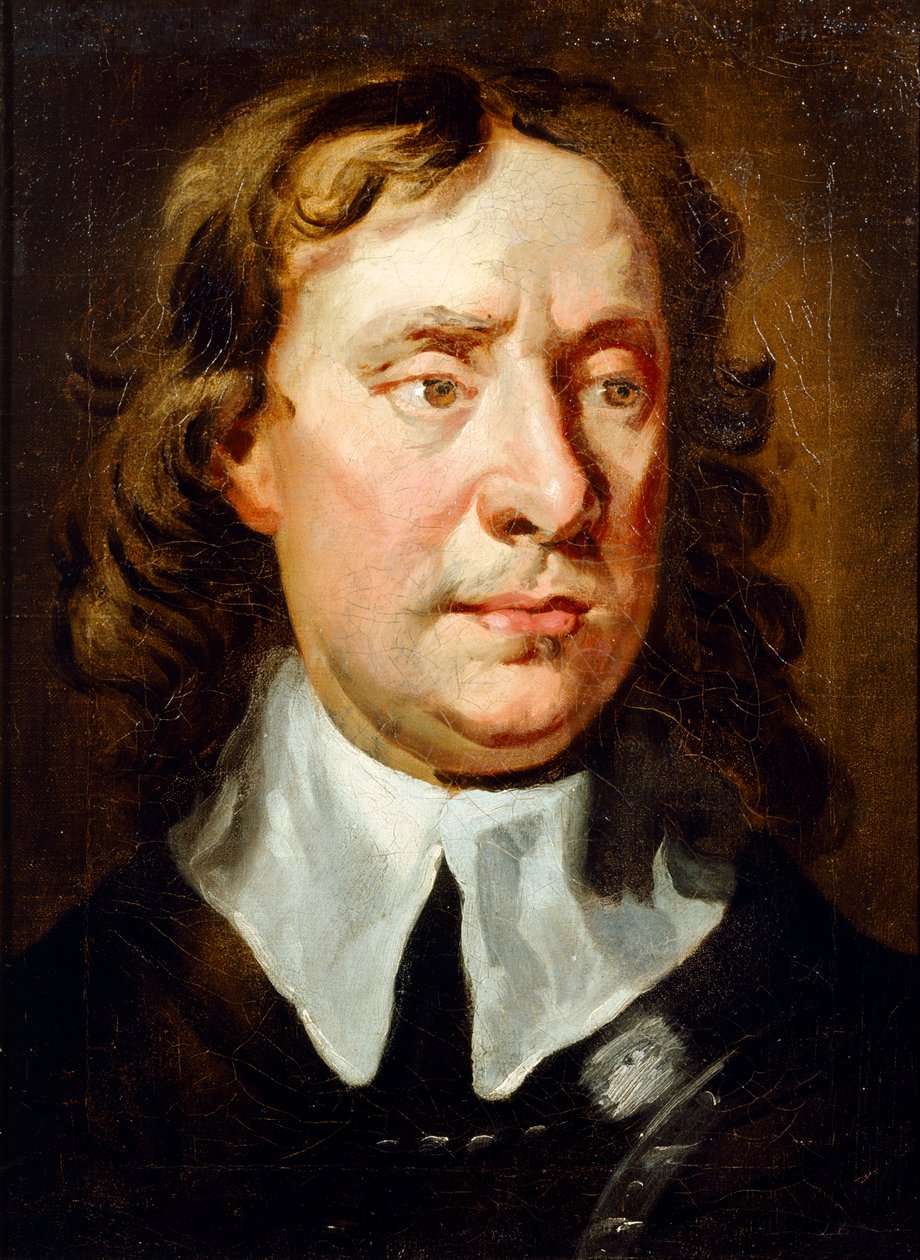 Portret van Oliver Cromwell door Jonathan Richardson