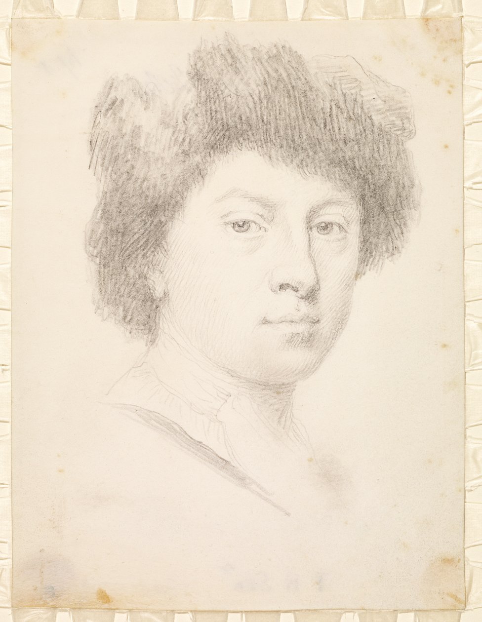 Zelfportret op dertigjarige leeftijd, 1735 door Jonathan Richardson
