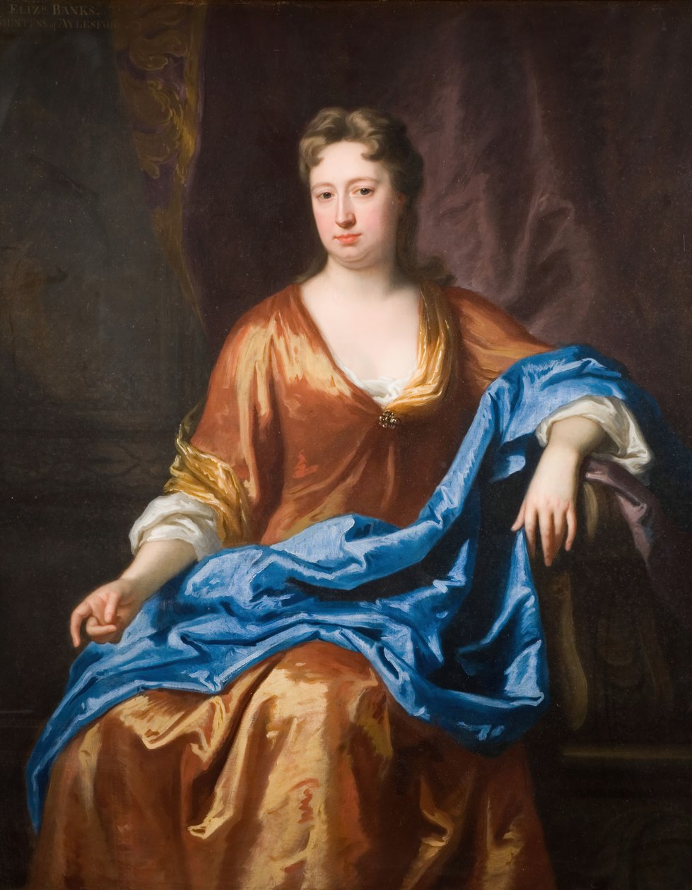Portret van Elizabeth 1e Gravin van Aylesford, 1720 door Jonathan Richardson the Elder