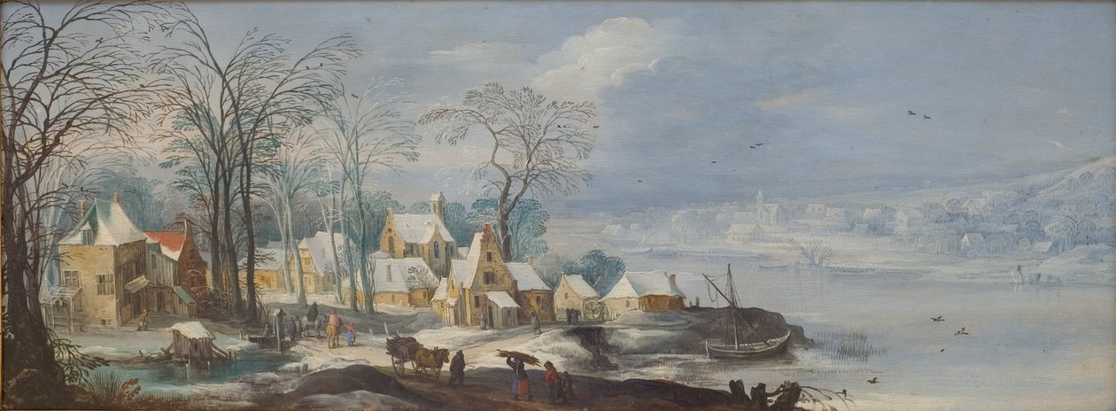 Winterlandschap door Joos de II Momper