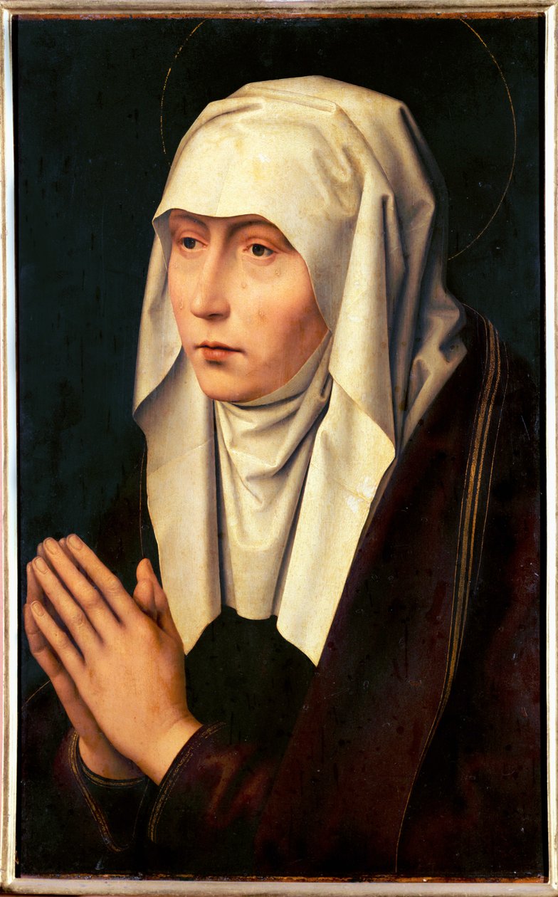 Mater Dolorosa (olieverf op hout) door Joos van Cleve