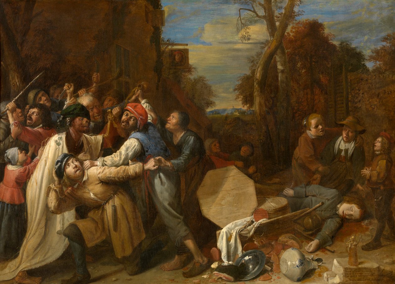 De dood is fel en snel door Joos van Craesbeeck