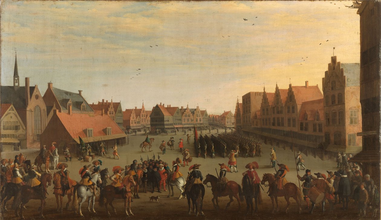 De ontbinding van de Waardgelders door Joost Cornelisz Droochsloot