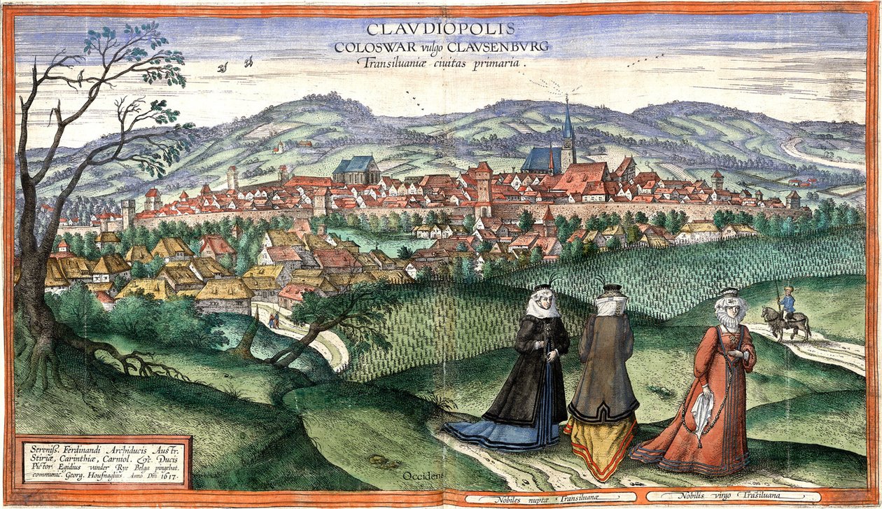 Clavdiopolis, Coloswar vulgo Clavsenbvrg, Transiluani ciuitas primaria door Joris Hoefnagel