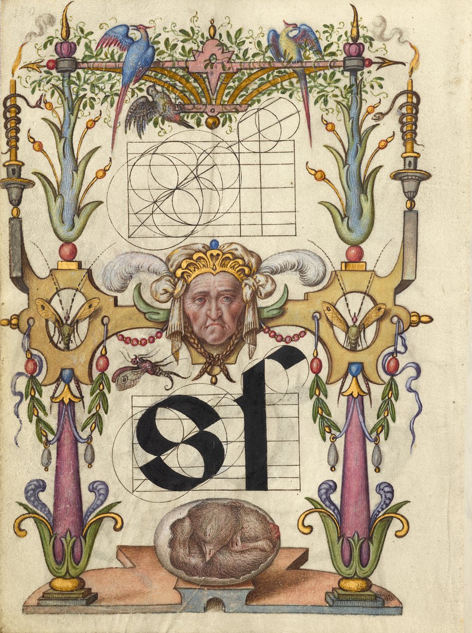 Handleiding voor het construeren van de letter s door Joris Hoefnagel