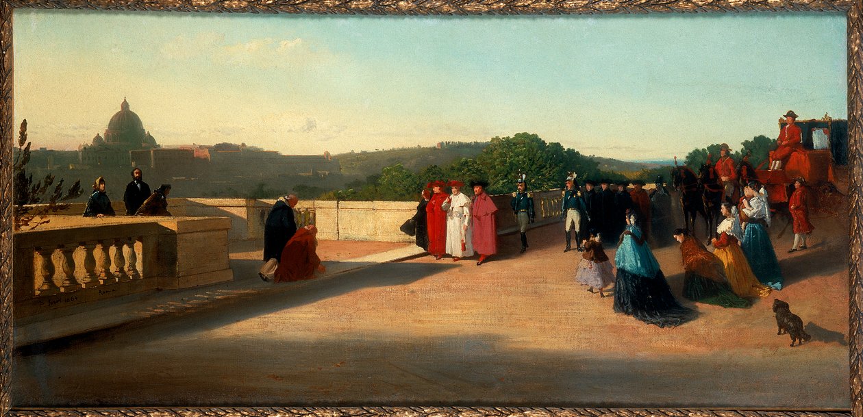 Promenade bij de Pincio door Joris Ponse