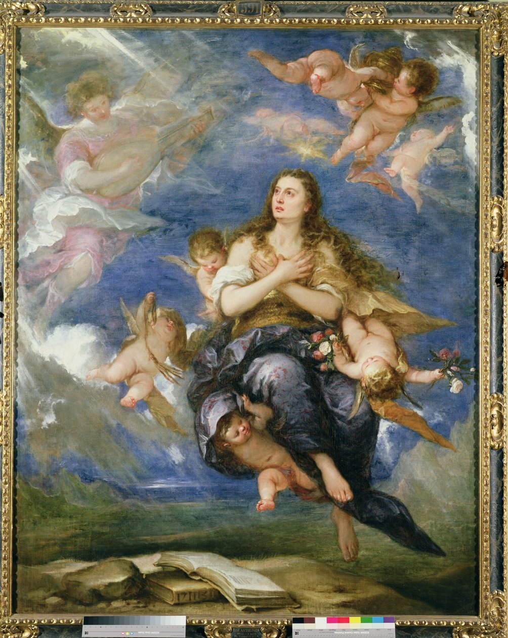 De tenhemelopneming van Maria Magdalena door José Antolínez