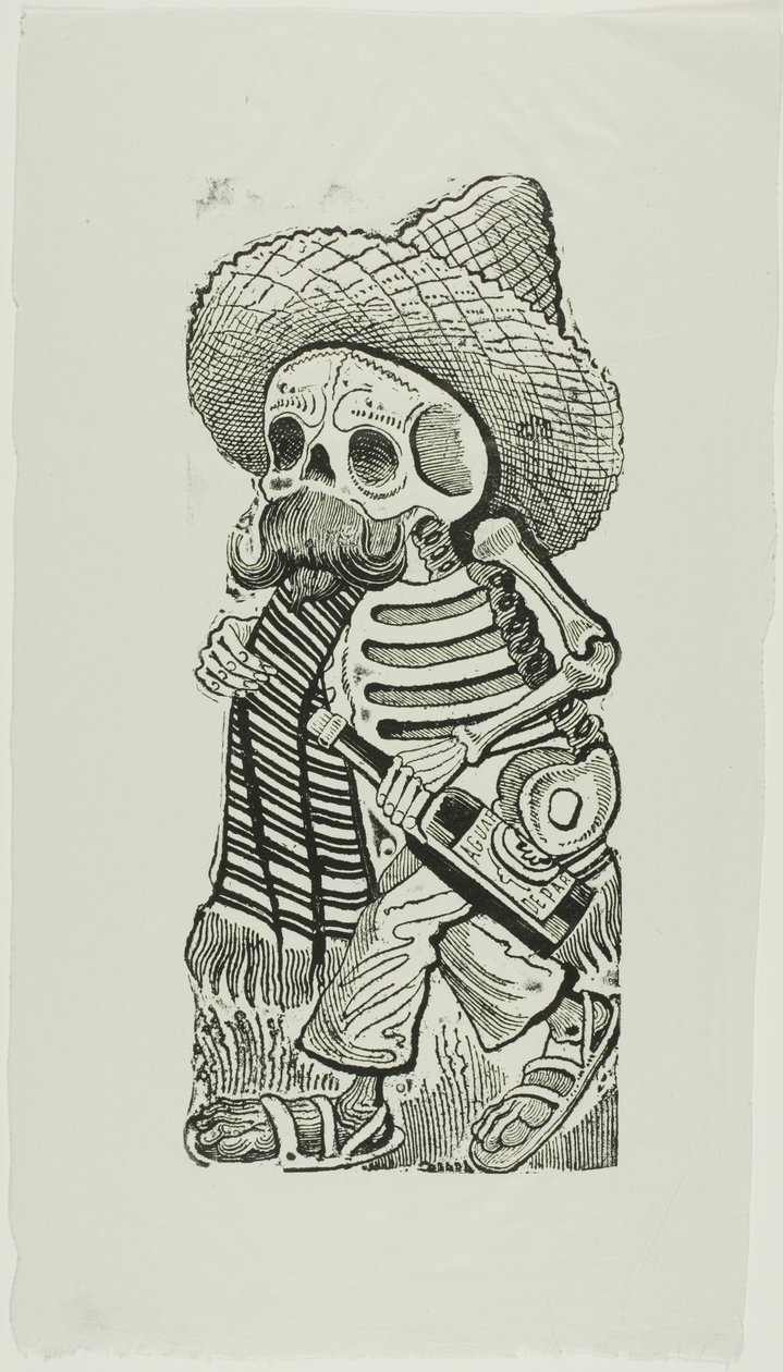 Calavera van Francisco Madero, uit Calavera Maderista door José Guadalupe Posada