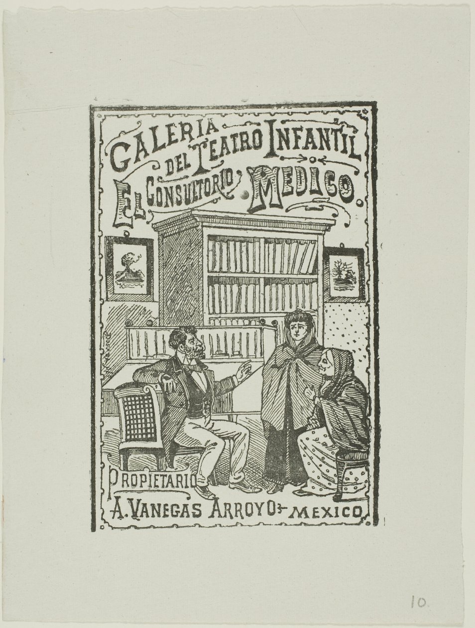 De dokterspraktijk door José Guadalupe Posada