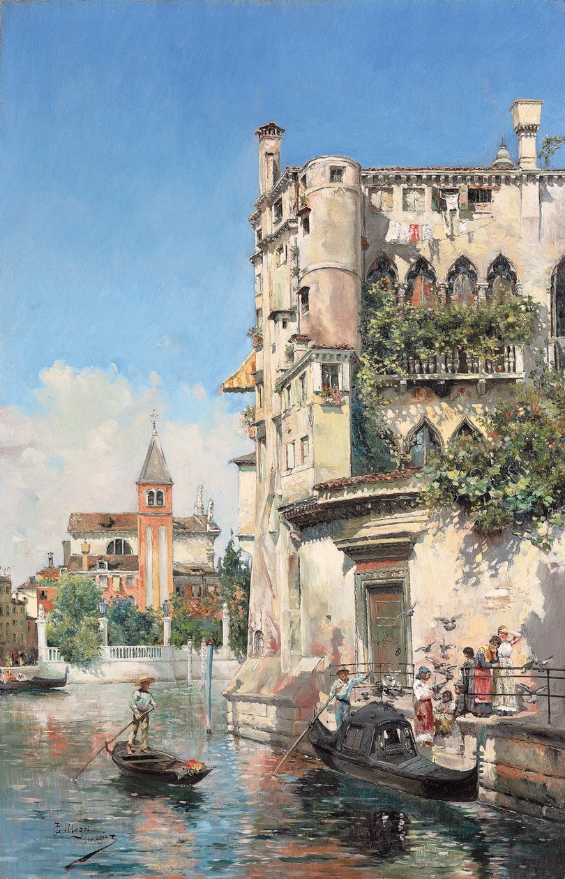 Palazzo Contarini, Venetië door Jose Gallegos Arnosa