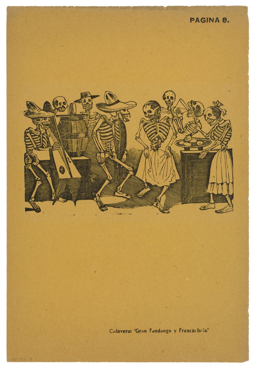 El jarabe de ultratumba, c.1910, gedrukt 1943 door José Guadalupe Posada