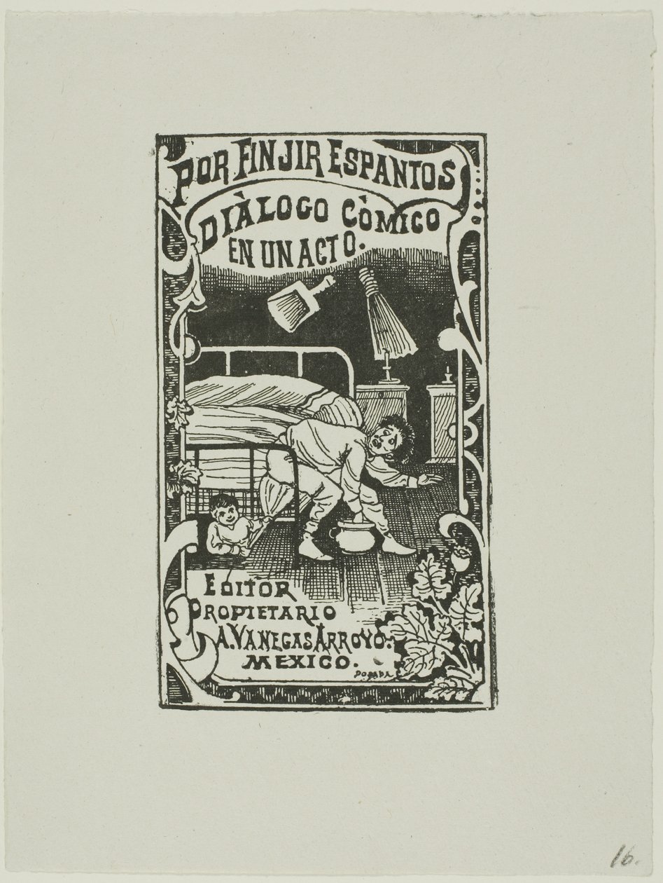 Doen alsof ze Geesten zijn door José Guadalupe Posada