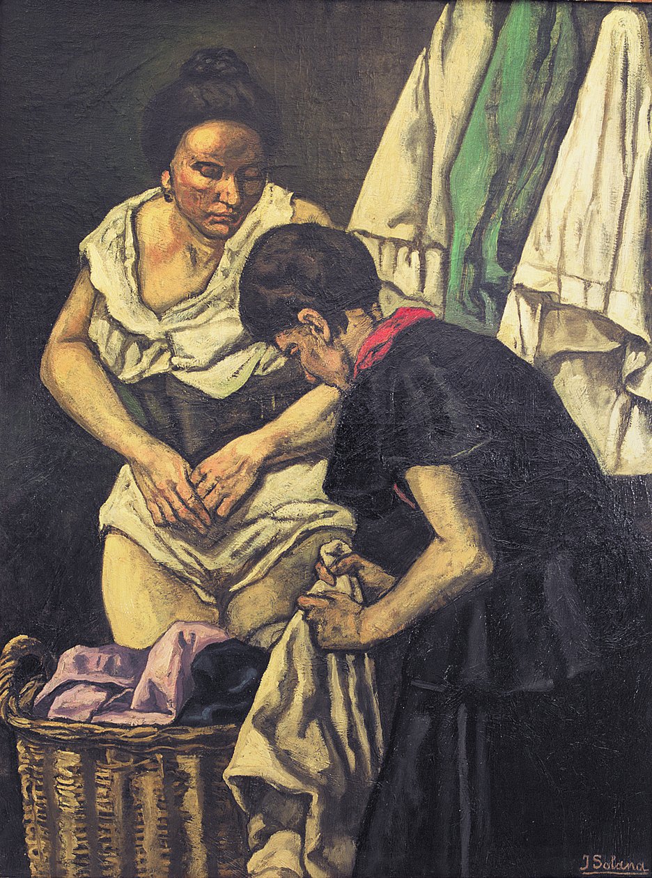 De Wasvrouwen door Jose Gutierrez Solana