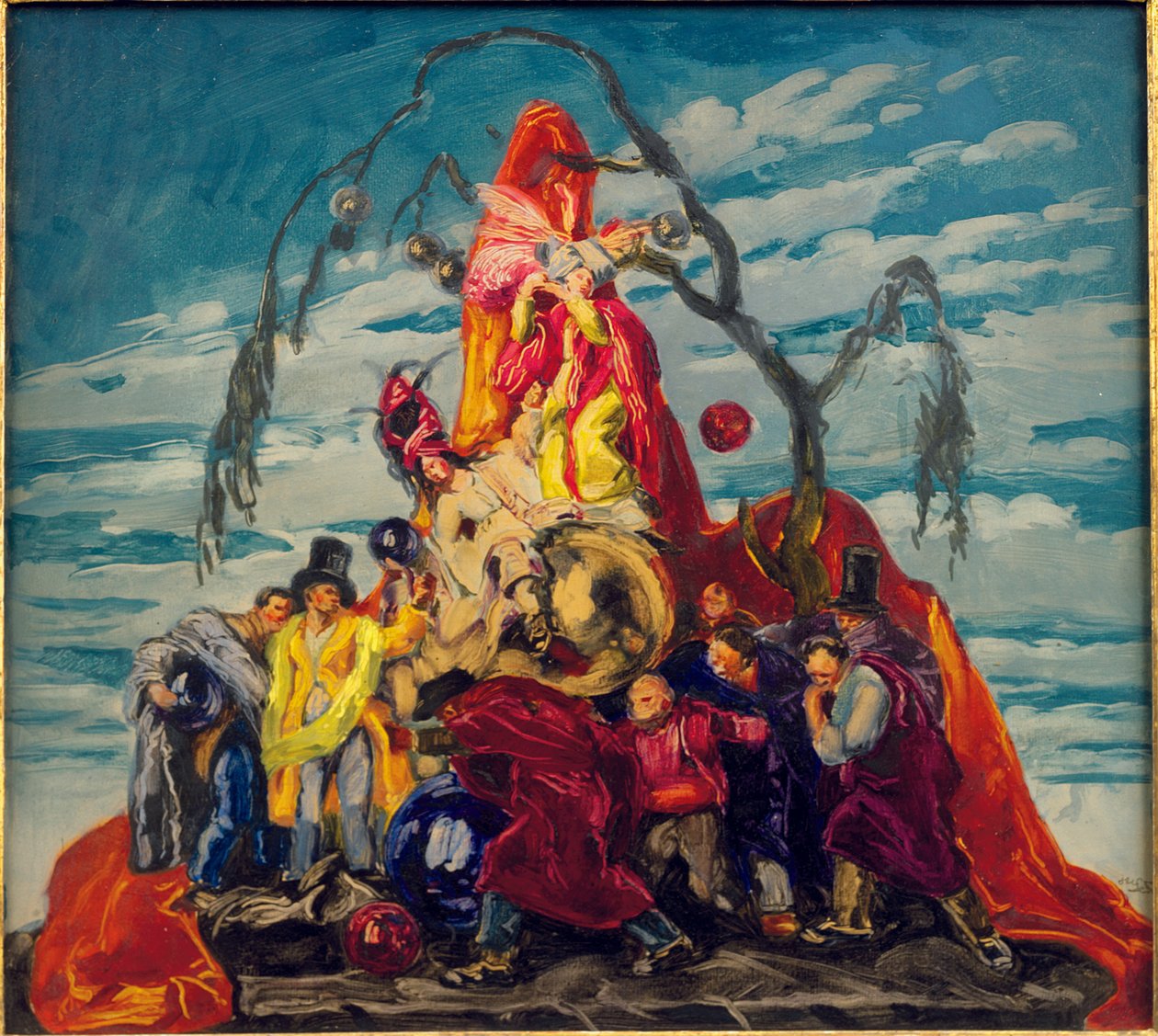 Voorbereidende studie voor een wandtapijt, ca. 1922-24 door Jose Maria Sert y Badia