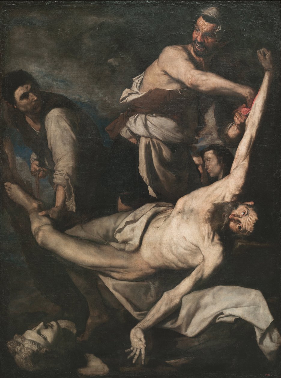 Het martelaarschap van Sint Bartholomeus door Jusepe de Ribera
