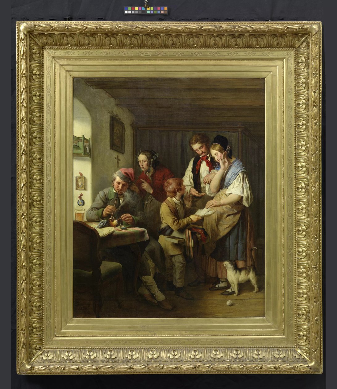 Het loterijbiljet door Josef Danhauser