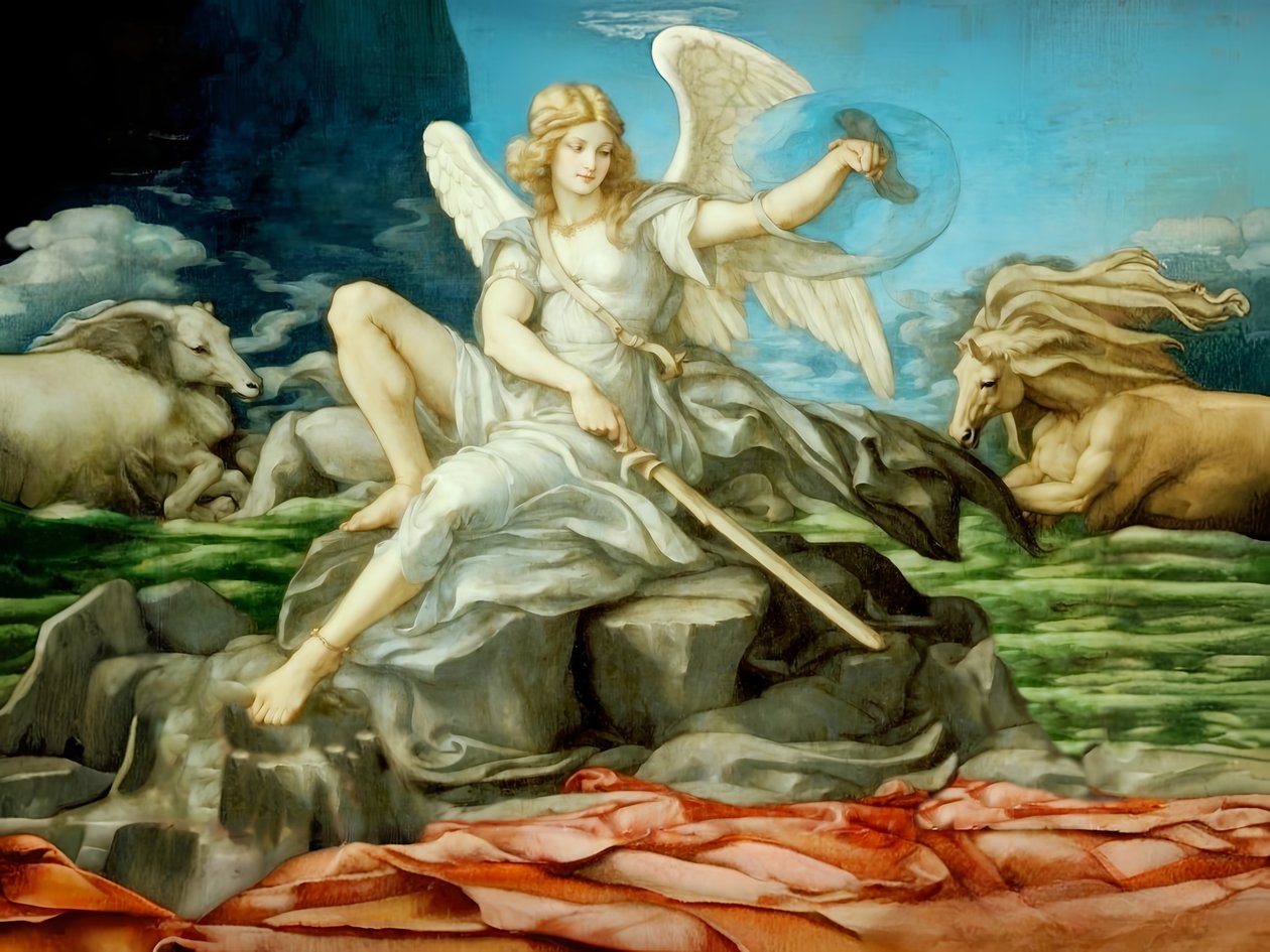 De Begrafenis van Mozes door Josef Johann Michel