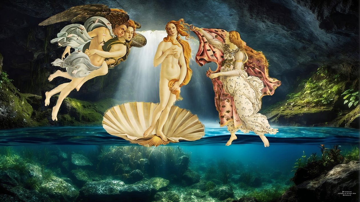 De geboorte van Venus door Josef Johann Michel