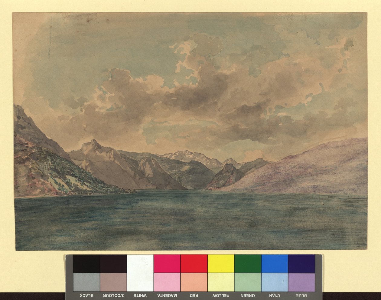 De Traunsee door Josef Kriehuber