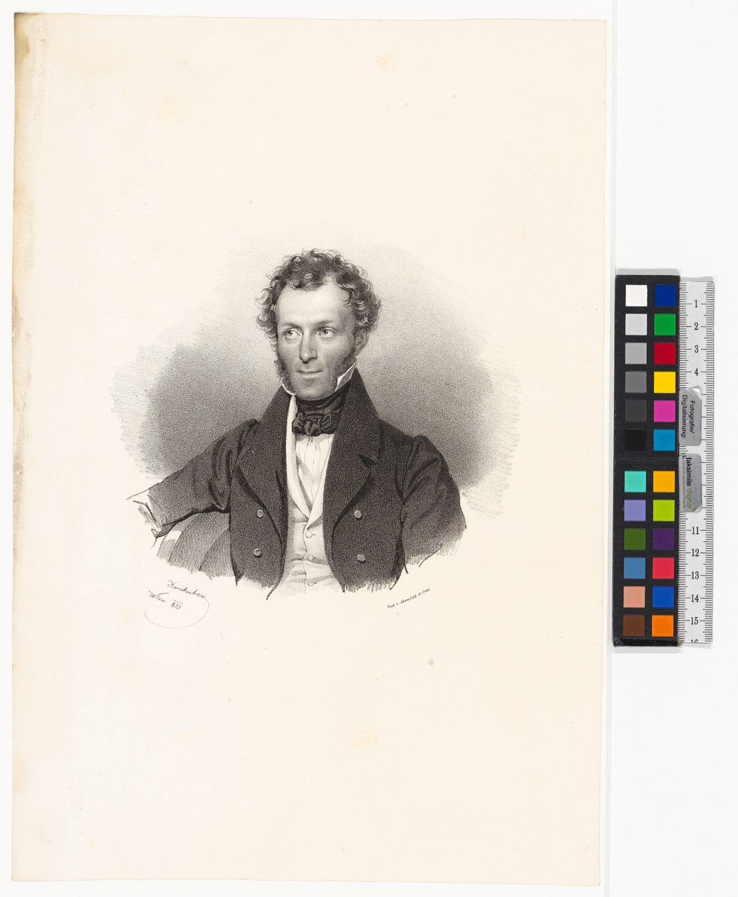 Dr. Josef Berres (?) door Josef Kriehuber