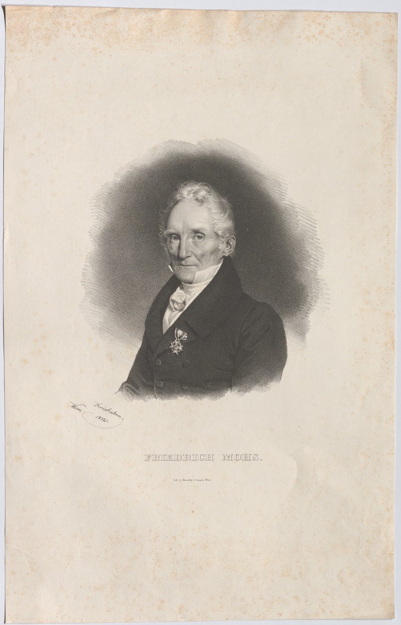 Friedrich Mohs door Josef Kriehuber