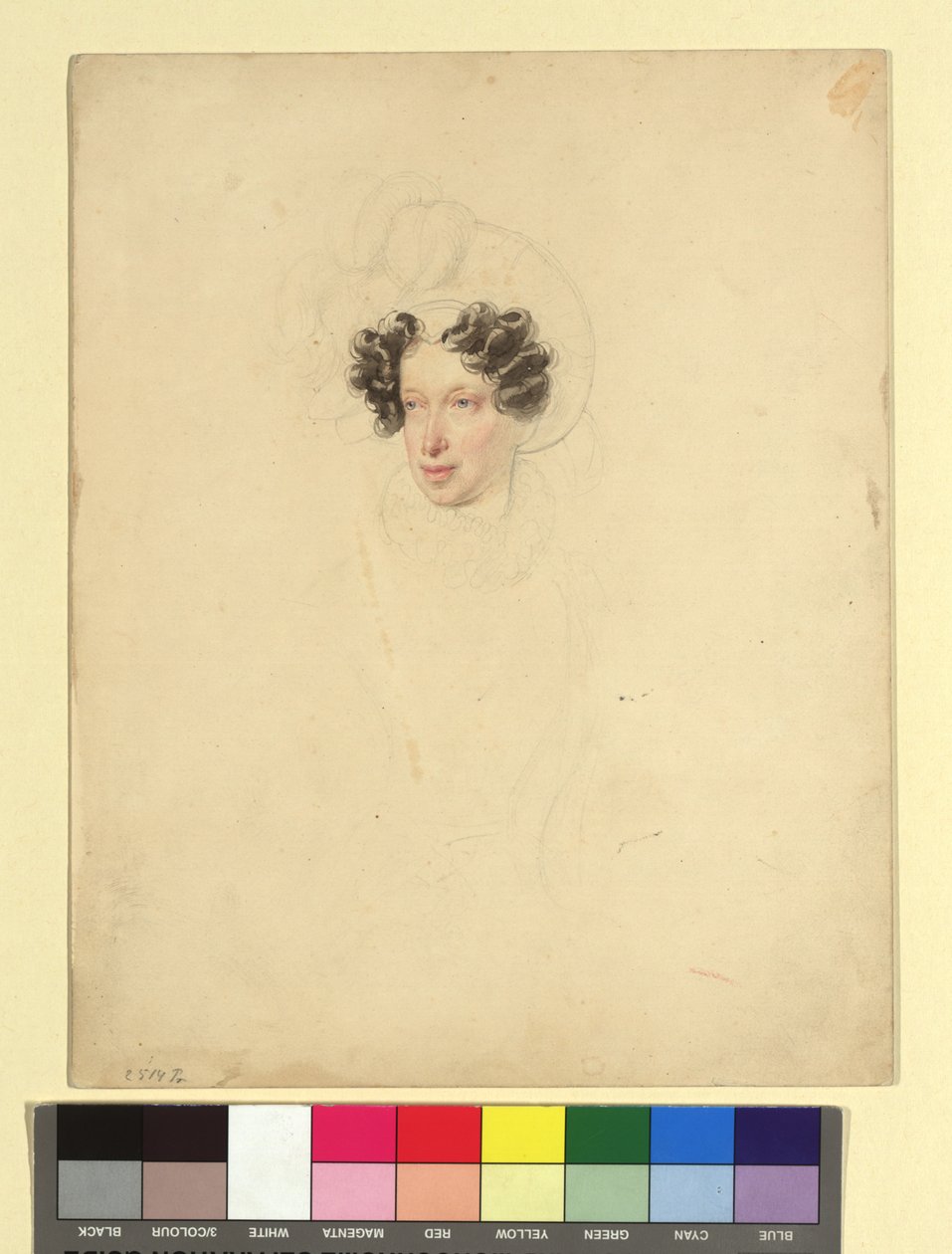 Keizerin Maria Louise door Josef Kriehuber