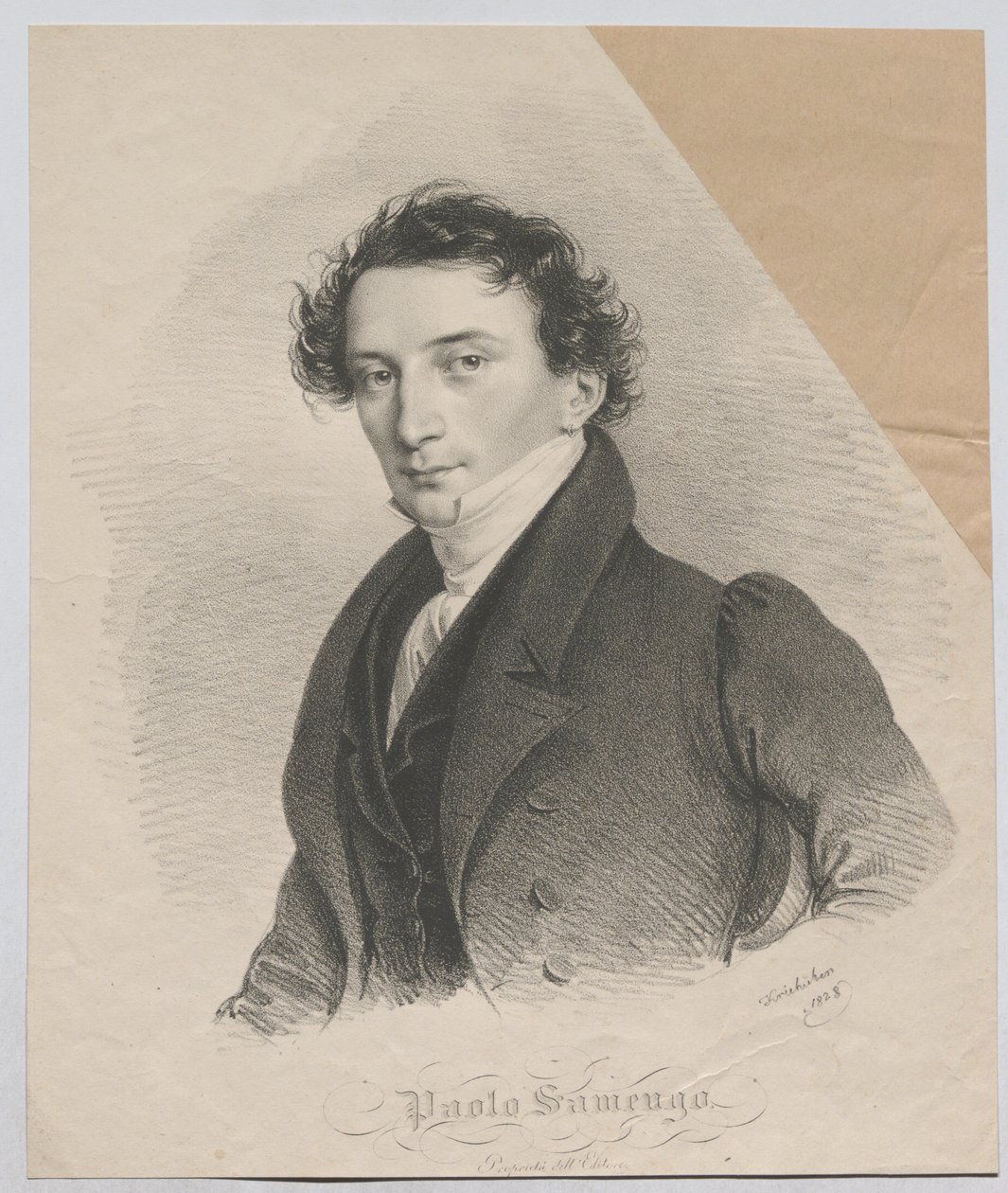 Paolo Samengo door Josef Kriehuber