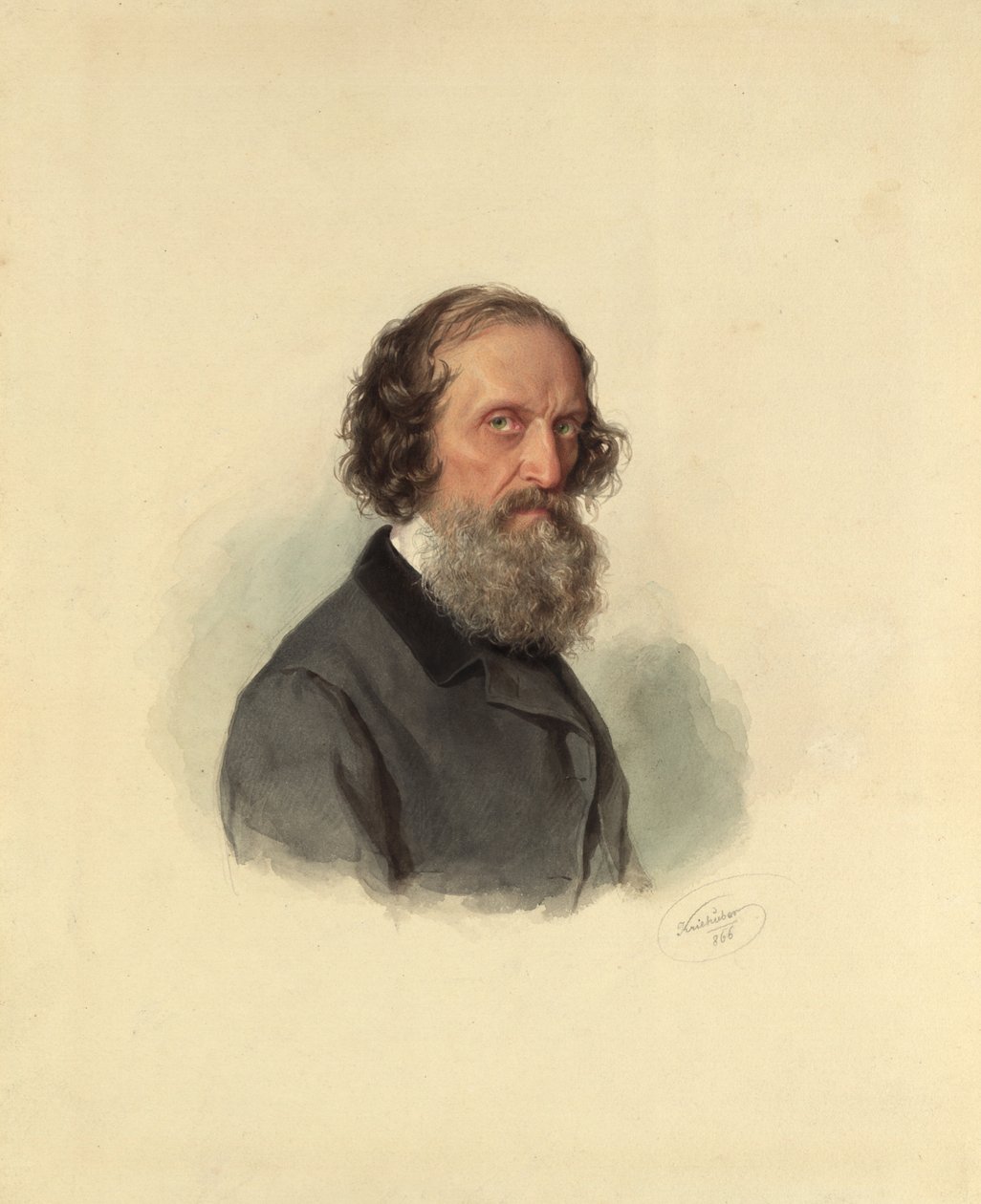 Zelfportret door Josef Kriehuber
