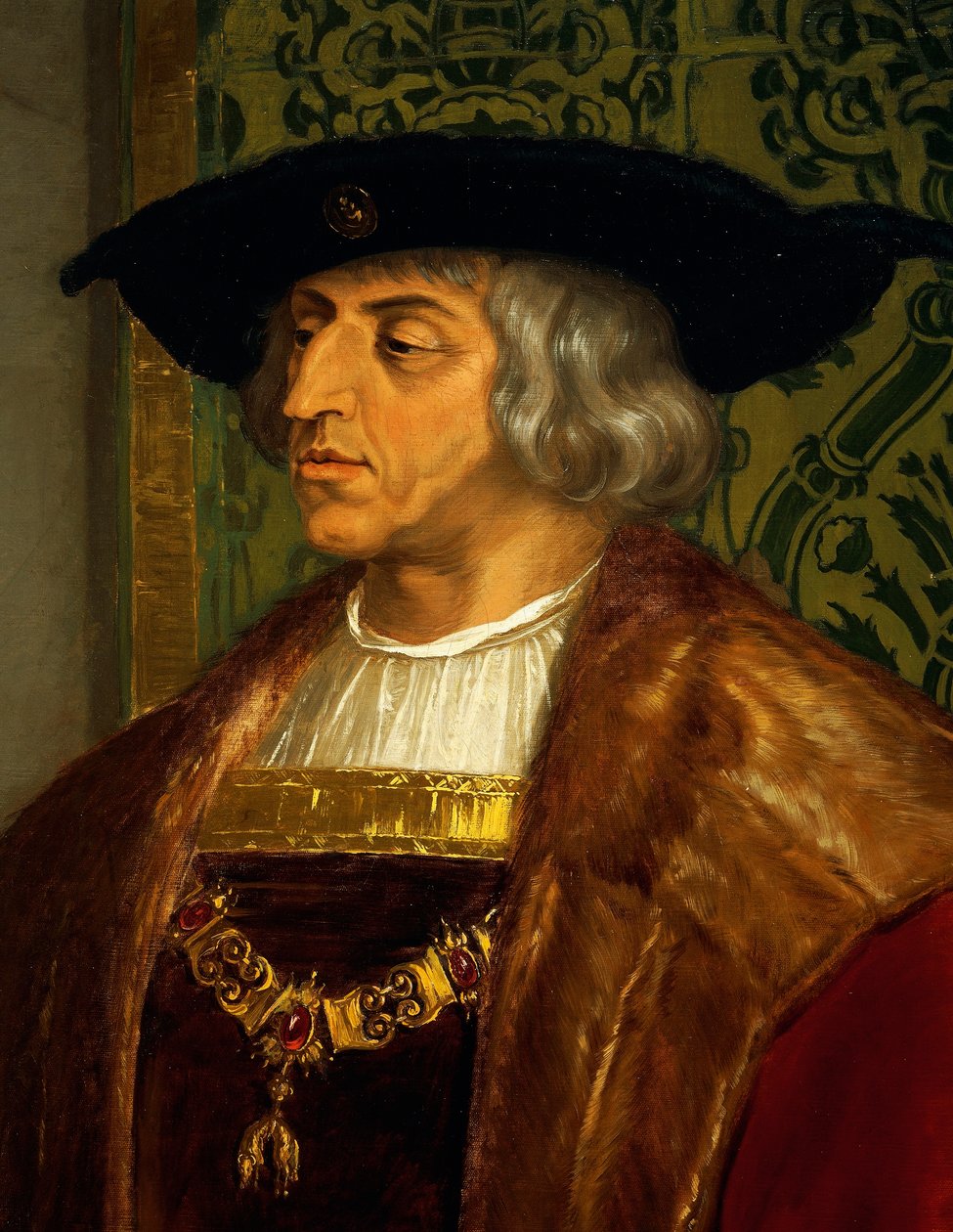 Portret van Maximiliaan I van Oostenrijk door Josef and Mayrhofer Friedrich Kiss