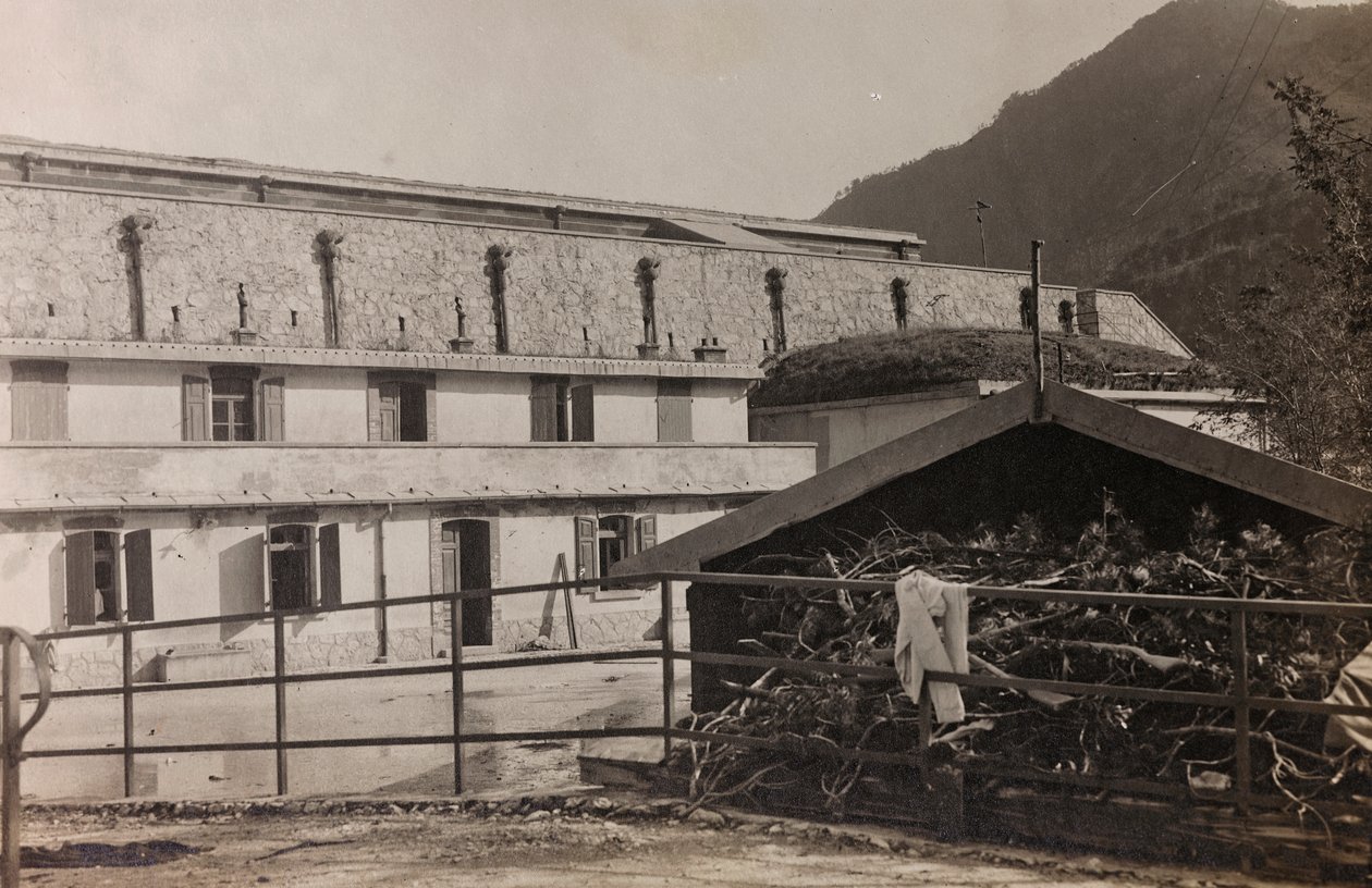 het fort van Chiusaforte door Josef Zohles