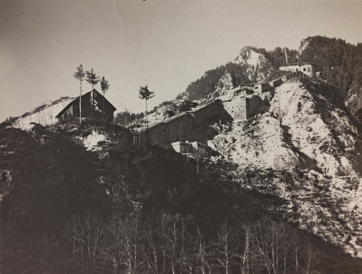 Album "Meine weltkriegs - Erinnerungen South-West Front (Karinthië, Italië, Zuid-Tirol) 31/03/1915-12/11/1918 - Josef Zohles Wenen": Fort Hensel door Josef Zohles