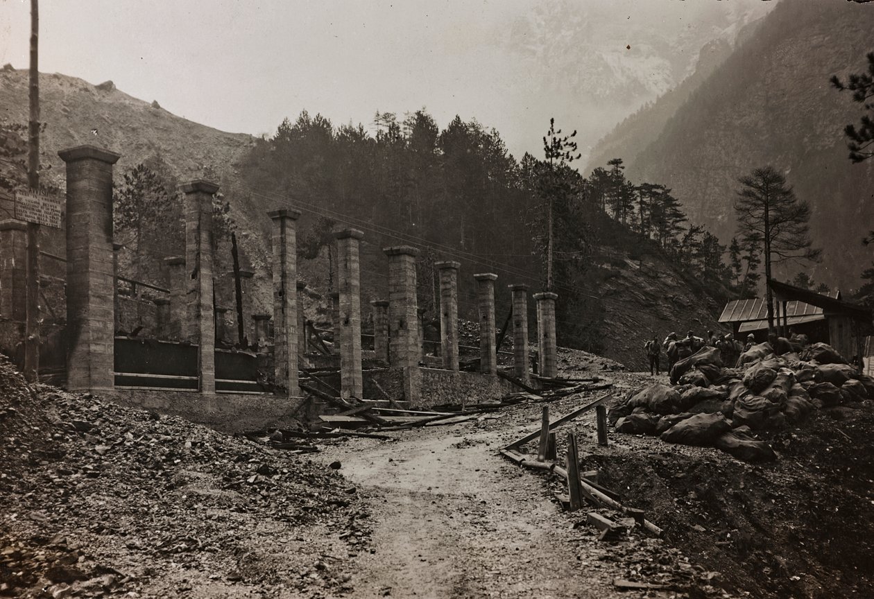 Album "Meine weltkriegs - Erinnerungen South-West Front (Karinthië, Italië, Zuid-Tirol) 31/03/1915-12/11/1918 - Josef Zohles Wenen": puin door Josef Zohles