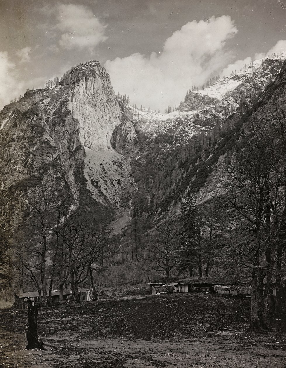 Album "Meine weltkriegs - Erinnerungen South-West Front (Karinthië, Italië, Zuid-Tirol) 31/03/1915-12/11/1918 - Josef Zohles Wien": oorlogsgebied in Lesachtal door Josef Zohles